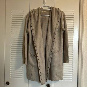 Style and Co Taupe Cardigan